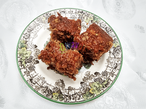 Lekach (honey cake) 1 leikaj de miel