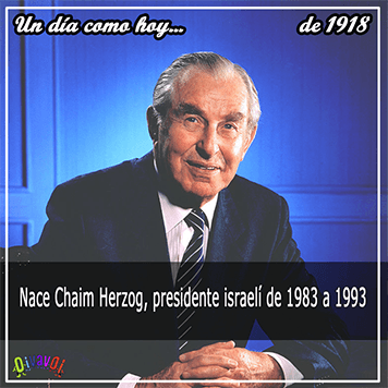 17 de septiembre Chaim Herzog