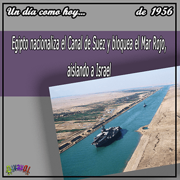 28 de septiembre Canal de Suez