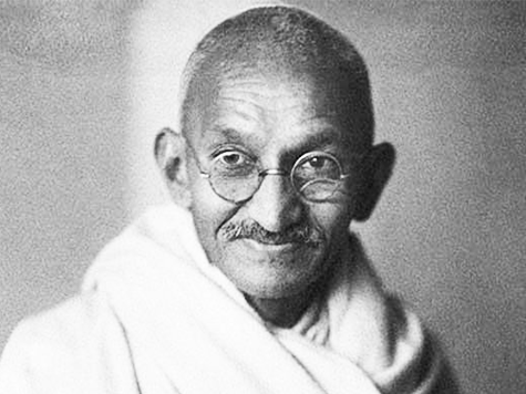 Mahatma Gandhi y el profesor Peters