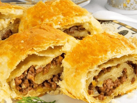 Strudel (o shtrudel) de carne