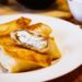 Blintzes (panqueques) de queso brie