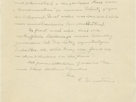 Descubren carta donde Einstein se burla de los nazis 1 Descubren carta donde Einstein se burla de los nazis