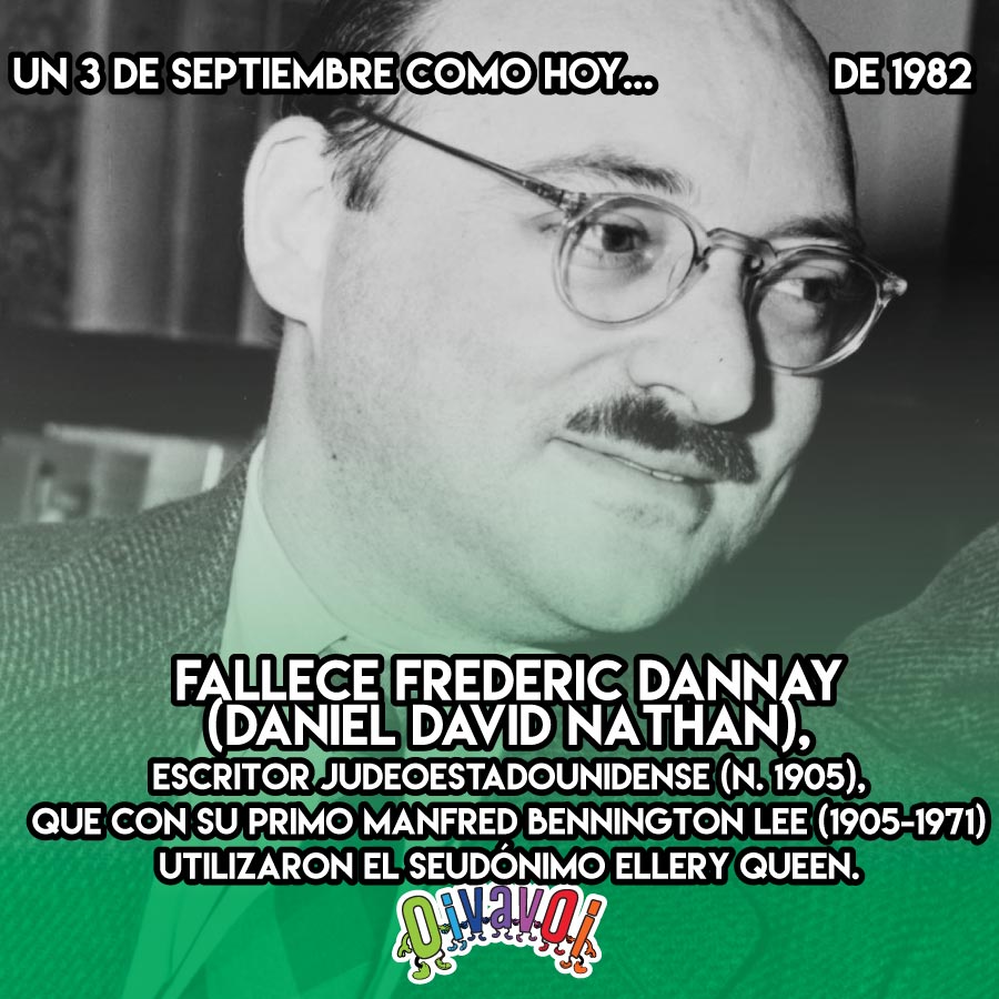 3 de Septiembre: Frederic Dannay