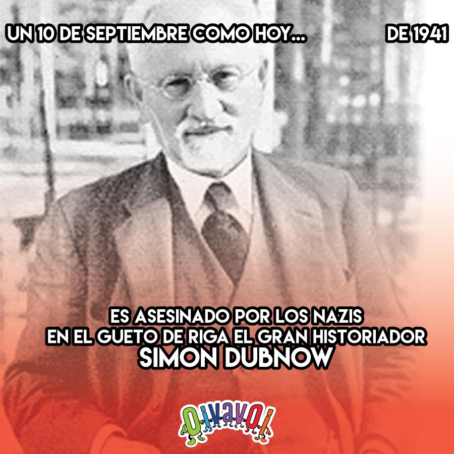 10 de Septiembre: Simon Dubnow