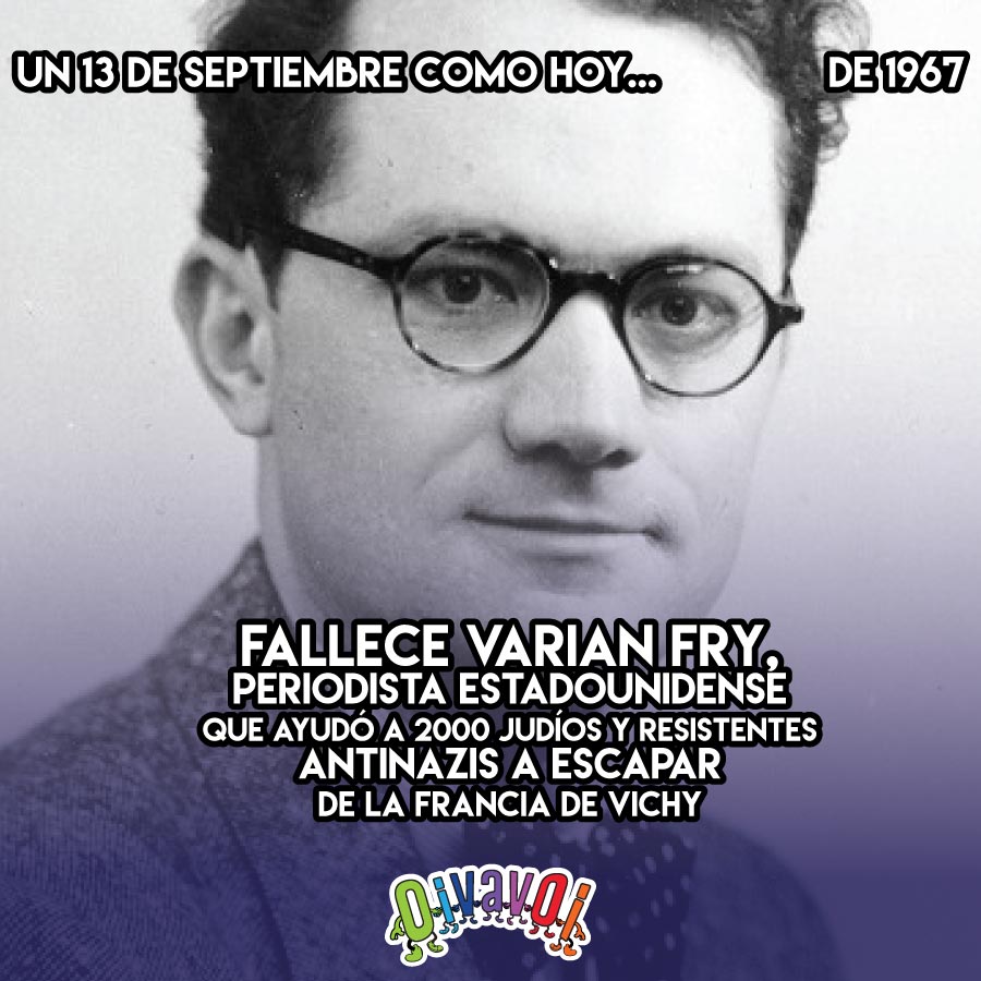 13 de Septiembre: Varian Fry 1 13 de Septiembre: Varian Fry