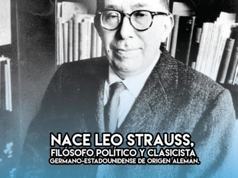 20 de Septiembre: Leo Strauss