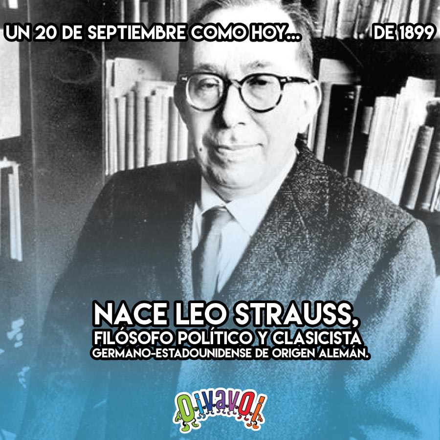 20 de Septiembre: Leo Strauss