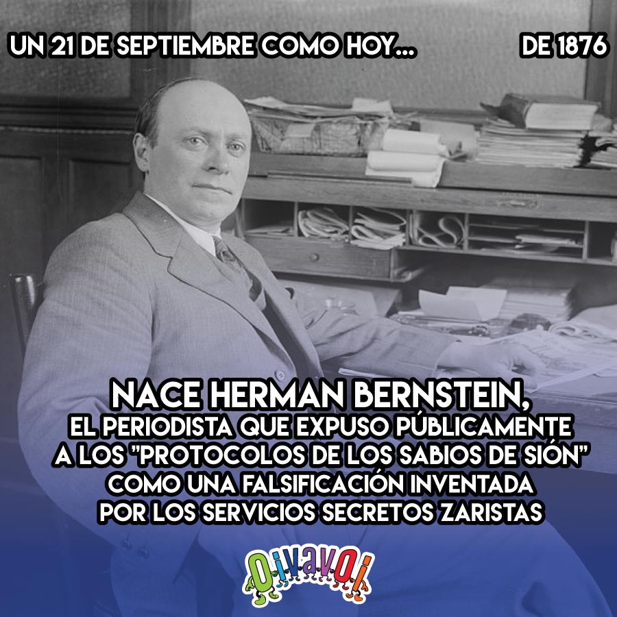 21 de Septiembre: Herman Bernstein