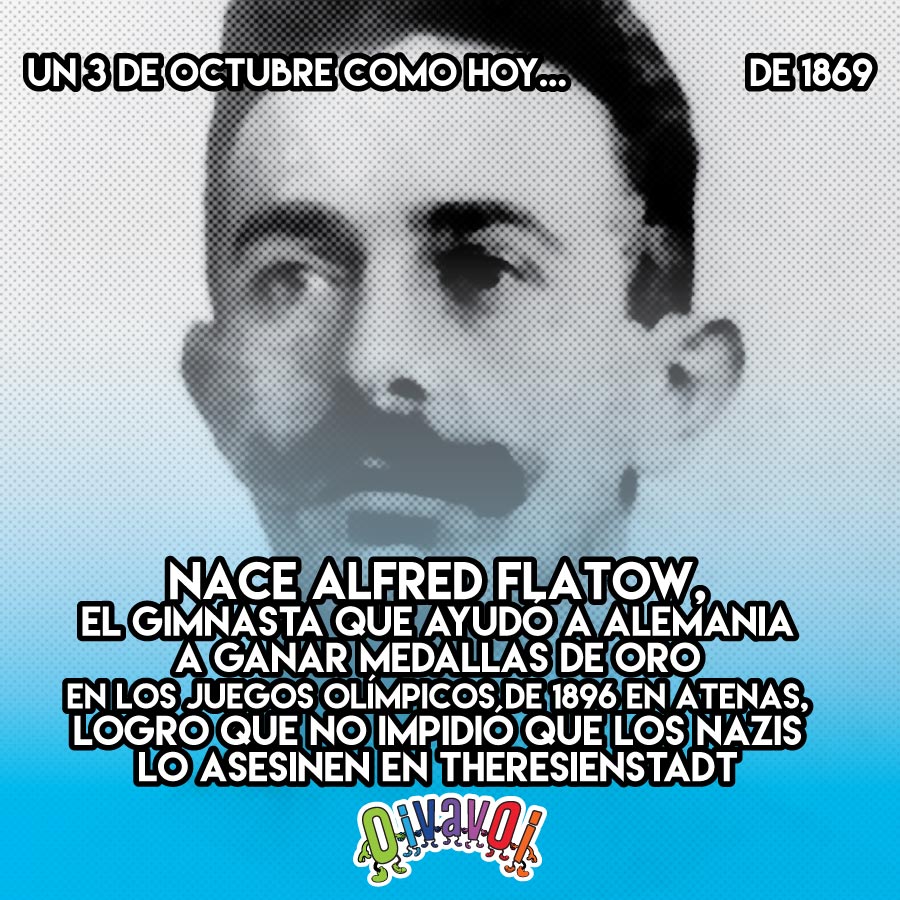 3 de Octubre: Alfred Flatow 1 3 de octubre: Alfred Flatow