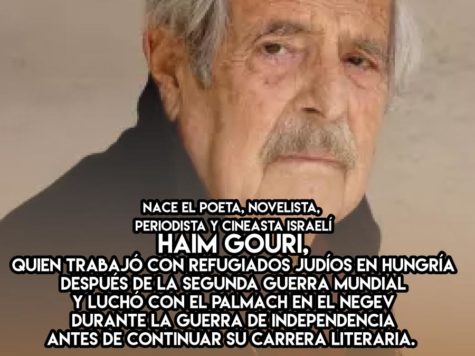 9 de Octubre: Haim Guri