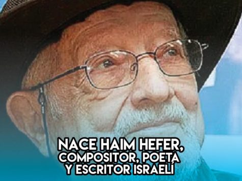 HaiHaim Hefer nace un 29 de octubrem Hefer: 29 de octubre