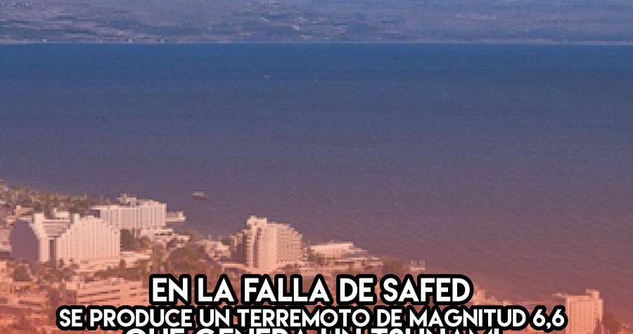 Terremoto y tsunami en Israel: 30 de octubre