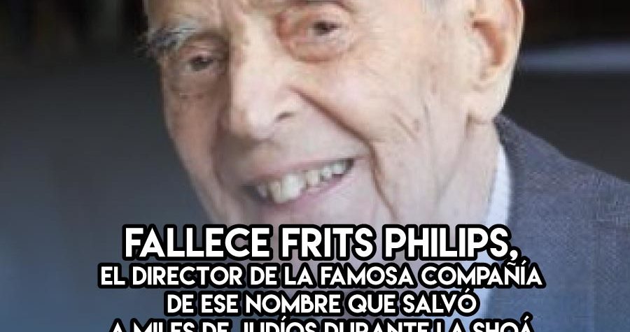 Frits Philips: 5 de Diciembre