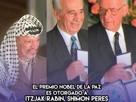 Premio Nobel de la Paz a Rabin, Peres y Arafat: 10 de Diciembre