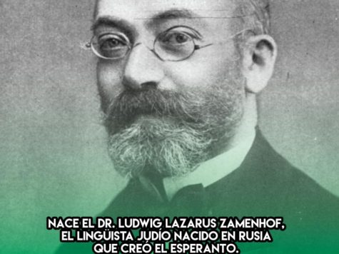 Ludwig Lazarus Zamenhof: 15 de Diciembre