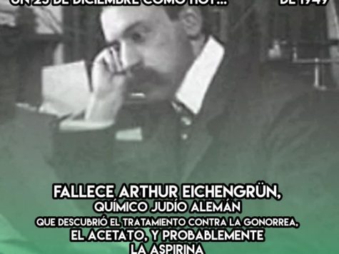 Arthur Eichengrün: 23 de Diciembre