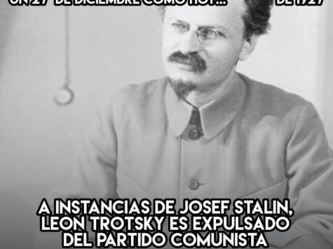 Leon Trotsky: 27 de Diciembre