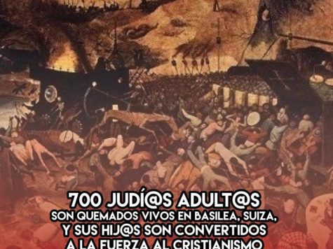 Pogrom en Basilea: 9 de Enero 1 Pogrom en Basilea: 9 de Enero
