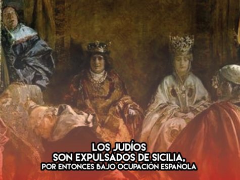 Expulsión de los judíos de Sicilia: 12 de Enero