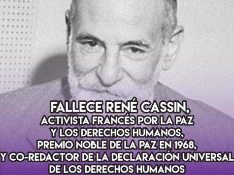 René Cassin: 20 de Febrero