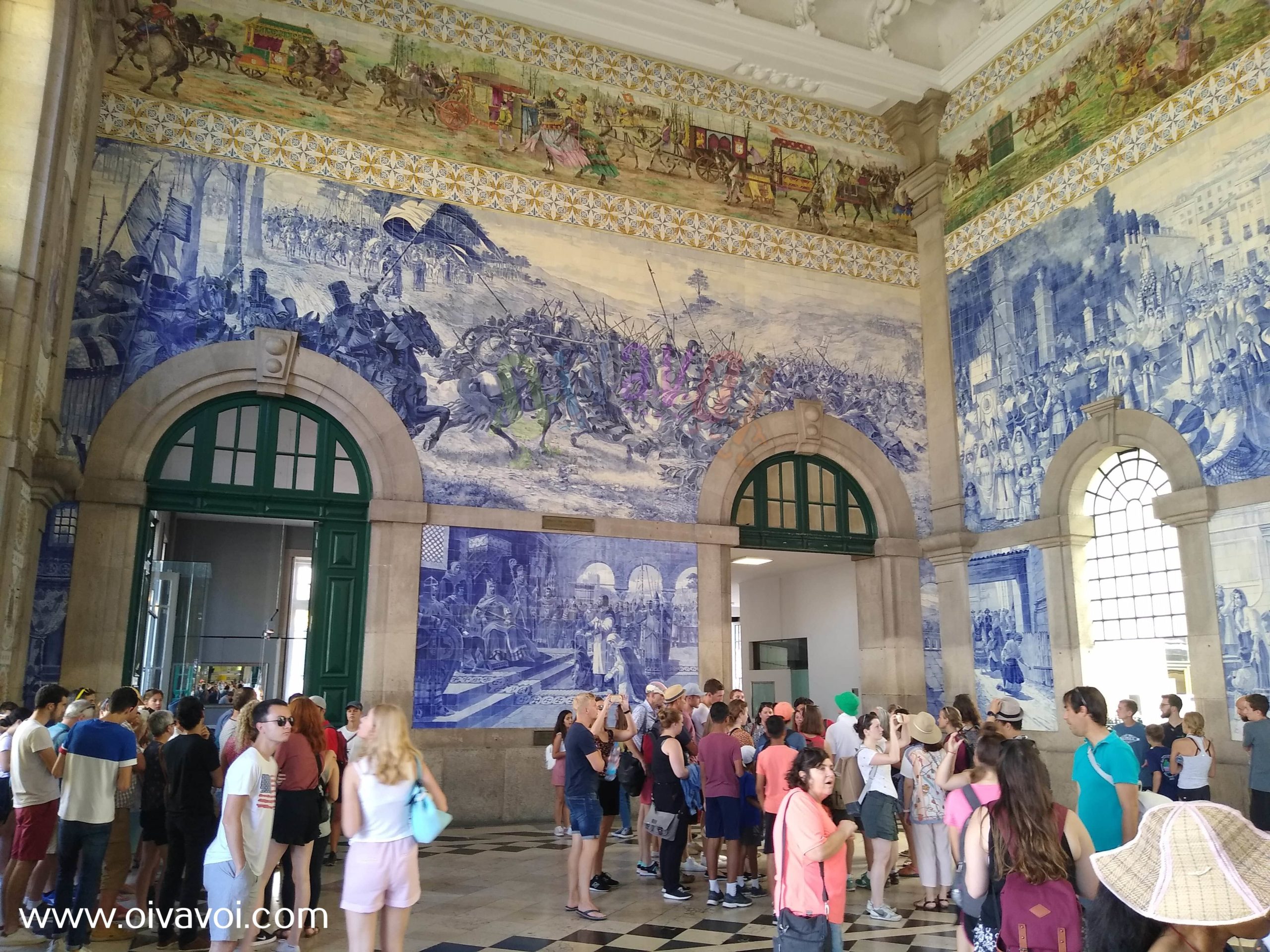 Azulejos de la estación de Sao Bento