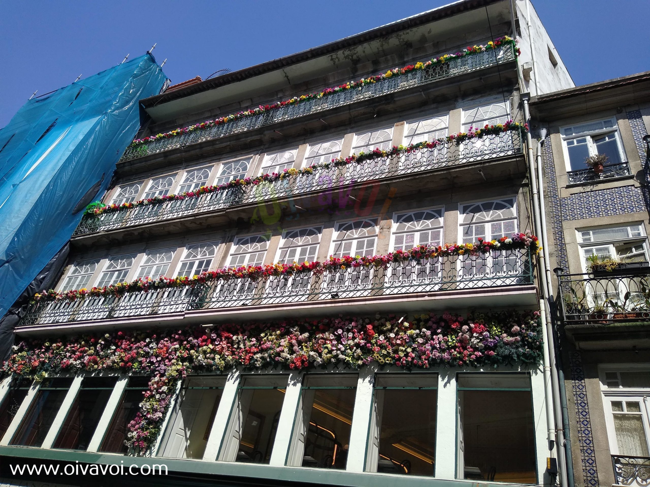 Rua das Flores en Oporto