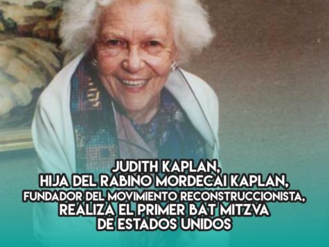 Judith Kaplan: 18 de Marzo