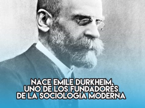 Emile Durkheim: 15 de Abril