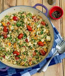 Couscous de coliflor (vegano)