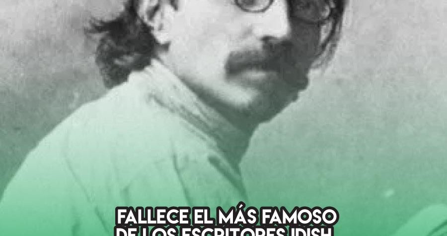 Sholem Aleijem: 13 de Mayo