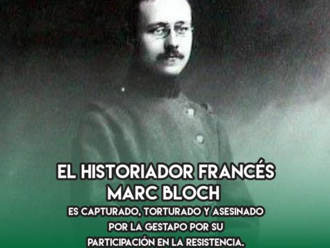 Marc Bloch: 16 de junio 1 Marc Bloch: 16 de junio