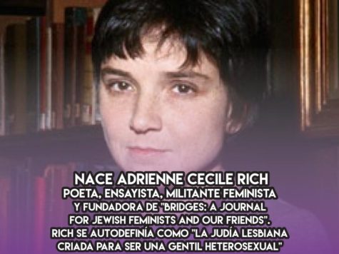 La doble salida del closet de Adrienne Rich