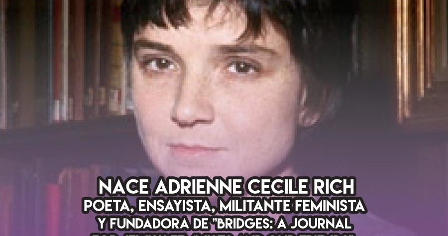 La doble salida del closet de Adrienne Rich