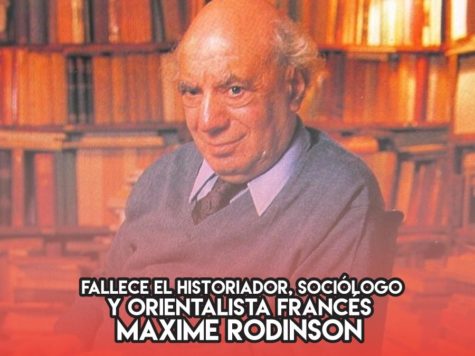 Maxime Rodinson: 23 de Mayo