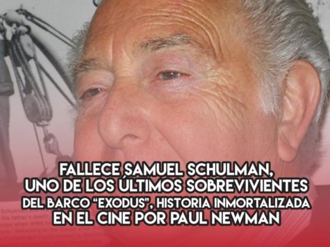 Samuel Schulman y el "Exodus 1 Samuel Schulman y el "Exodus"