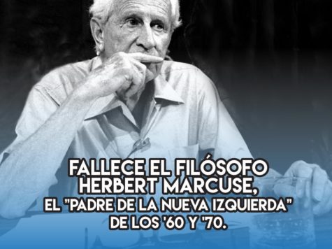 Herbert Marcuse: 29 de julio