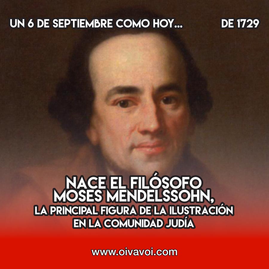 Moses Mendelssohn 6 De Septiembre Moses Mendelssohn 6 De Septiembre