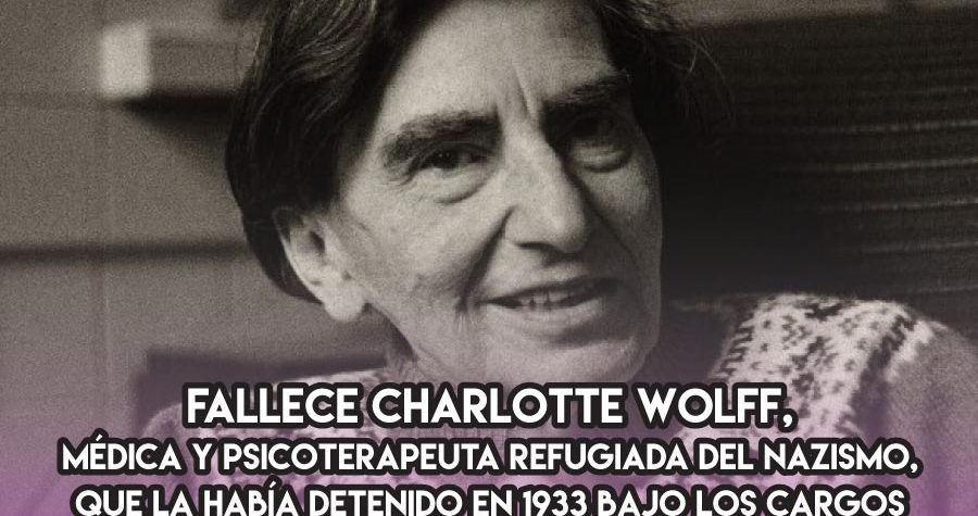 Charlotte Wolff, "una mujer que se viste como un hombre"