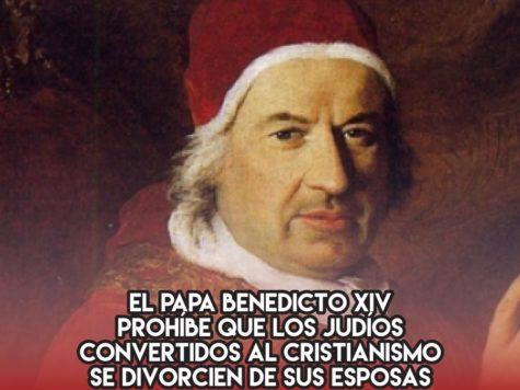 El Papa Benedicto XIV y el divorcio