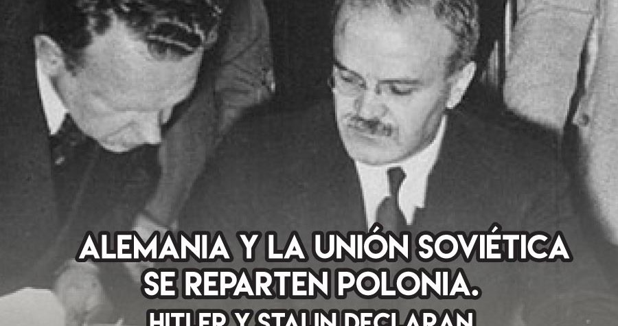 Hitler y Stalin contra Polonia