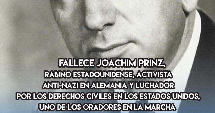 Joachim Prinz y Martin Luther King