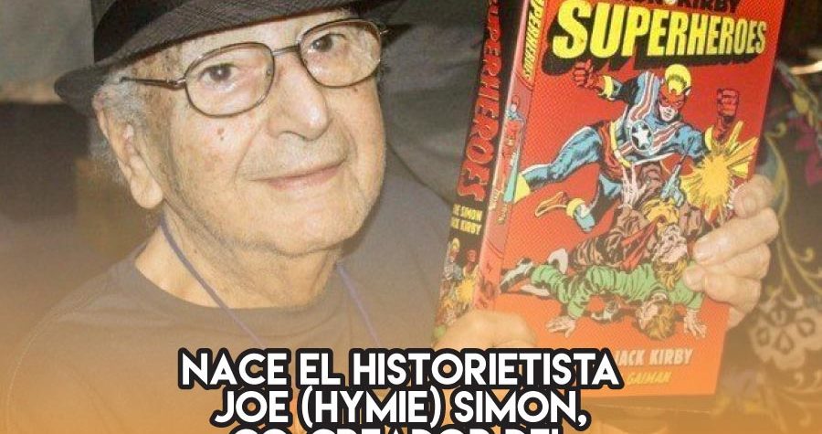 Joe Simon, padre del Capitán América y abuelo de Marvel