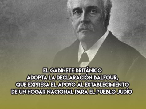 La Declaración Balfour: 31 de Octubre