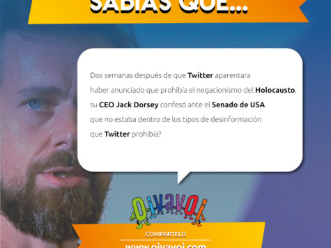 ¿Sabías que Twitter rompió su promesa de prohibir el negacionismo del Holocausto?