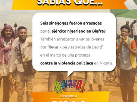 ¿Sabías que seis sinagogas fueron arrasadas por el ejército nigeriano en Biafra? 1 ¿Sabías que seis sinagogas fueron arrasadas por el ejército nigeriano en Biafra?