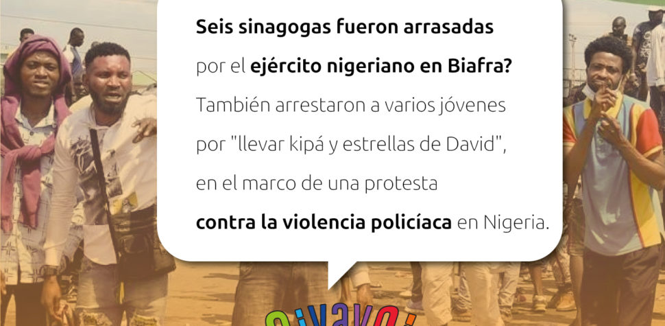 ¿Sabías que seis sinagogas fueron arrasadas por el ejército nigeriano en Biafra?