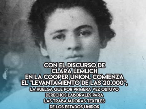 Clara Lemlich y el feminismo obrero 1 Clara Lemlich y el feminismo obrero
