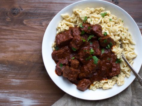 Goulash con Spaetzle