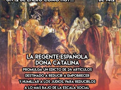 Los Decretos antisemitas de Doña Catalina